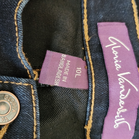 Gloria Vanderbilt Amanda Jeans, 10 Long - Picture 3 of 4